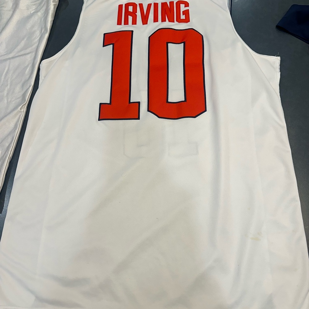 Kyrie Irving Team USA Nike Red White and Blue Men’s Jersey